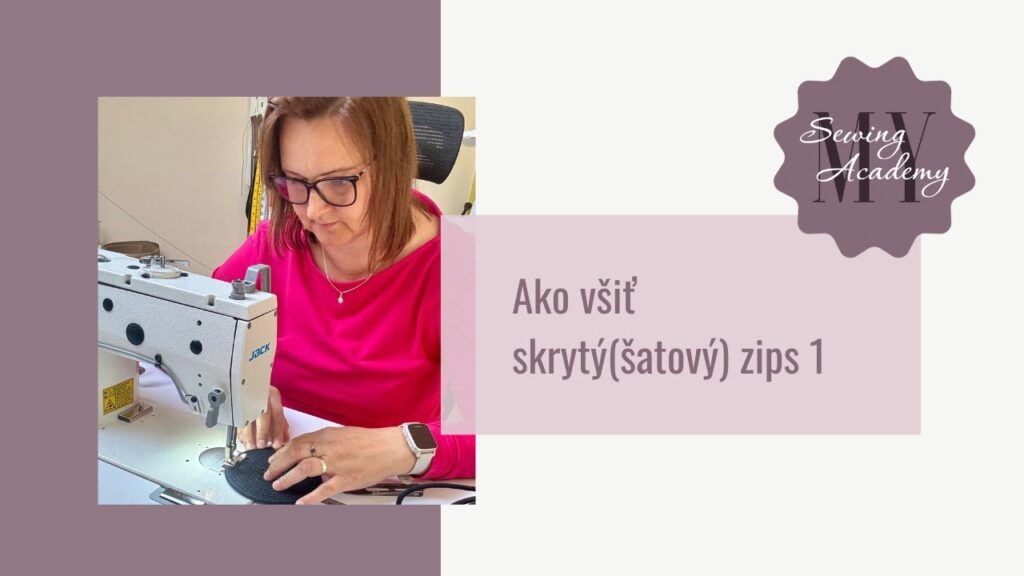 Ako všiť skrytý zips do šiat Magdi Ballay Obsah zdarma